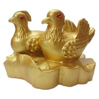 Feng Shui Love Birds Golden