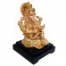 Gold Plated Lord Ganesha Reading Book/Munim