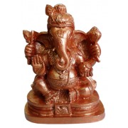 Ganesha Idol-Mayura (Nine Grains - Navdhanya)