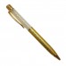 GP-109 24k Gold Plated Crystel Pen &  Crystal Keyring Gift Set