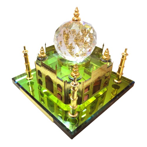 24K Gold Plated Crystal Taj Mahal Big