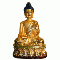 Gold Plated Lord Buddha Statue