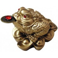 Toad / Frog with Coin (Golden)