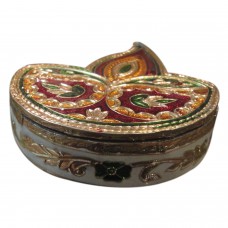 Decorative Meenakari Utility Box (Diya)