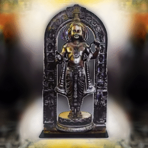 Ram Lalla Standing Murti Cutout MDF Board Black