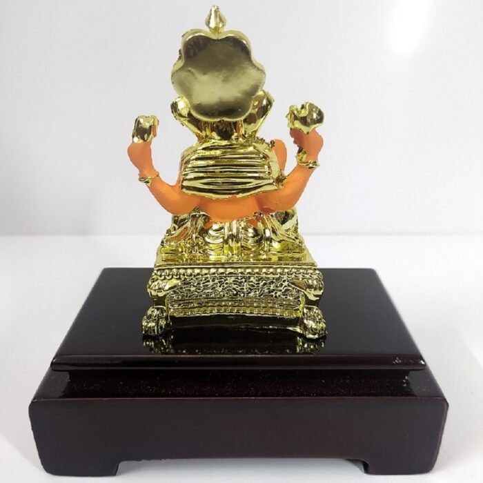 Gold Plated Ganesha With Base 6