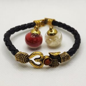 Rudraksh Trendy Rakhi Bracelet for Brother With Roli Chawal Designer Rakhi for Bhaiya, Boys & Men