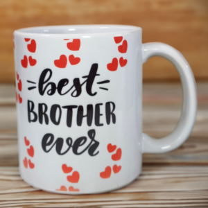 Ceramic Mug for Brother Birthday Gift for Coffee and Tea 400ml